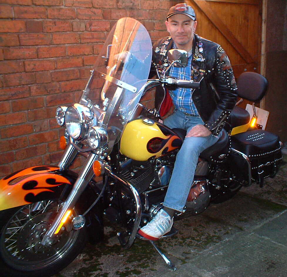 On my Harley Davidson Heritage Soft-Tail Classic 1500cc JPEG