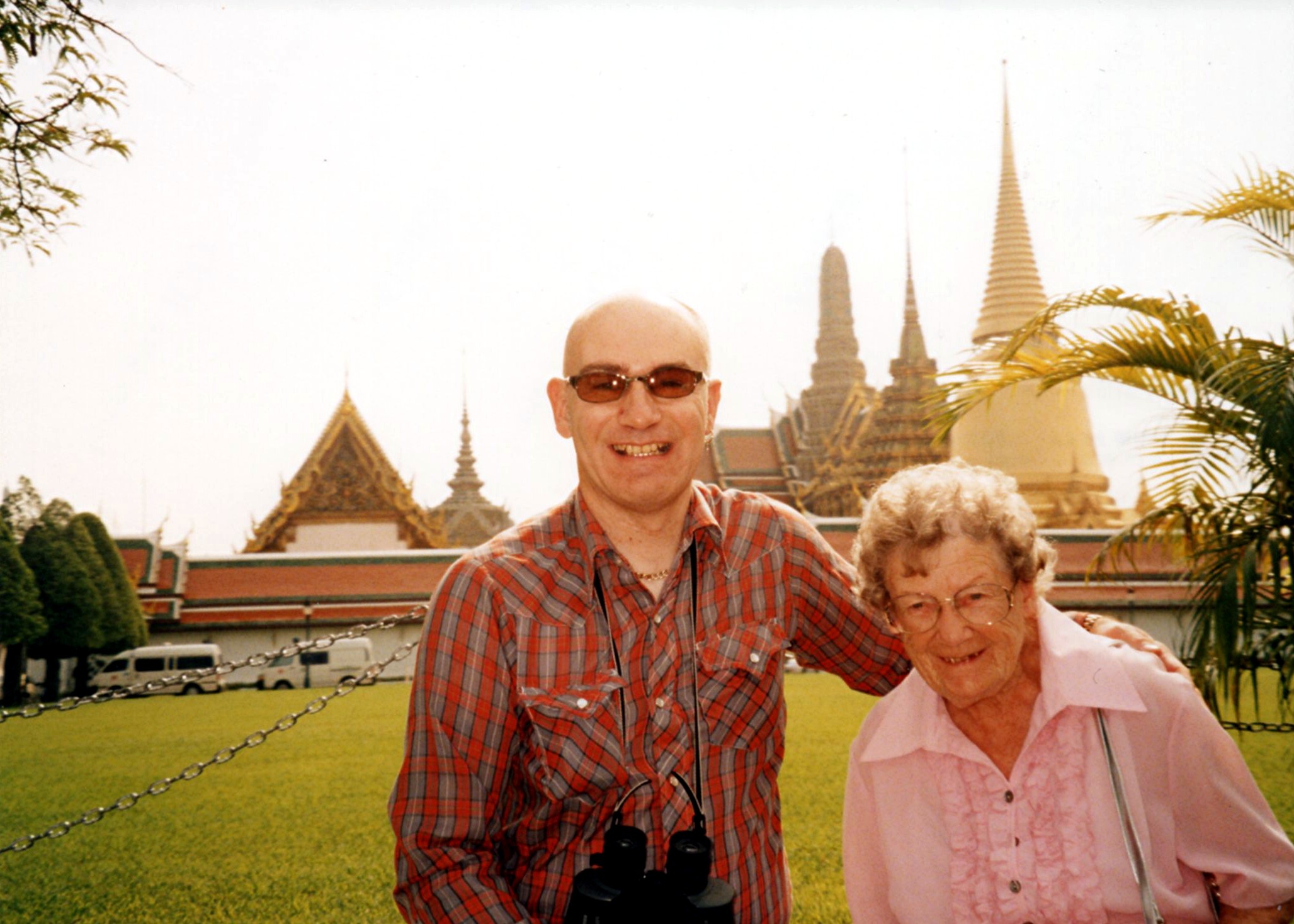 Mom and I at the Royal Palaces, Bangkok, Thailand, in 2005 JPG